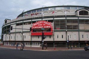 Wrigley's famous marquee