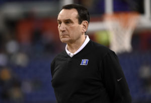 Coach K seen here preparing for his latest trip to the Final Four in 2015. (Photo: Robert Deutsch-USA TODAY Sports)