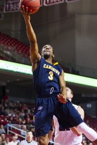 Canisius Golden Griffins guard Harold Washington (3) shoots during the first half against the Temple Owls at the Liacouras Center. Canisius defeated Temple 72-62. (Photo by Howard Smith-USA TODAY Sports)