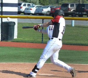 Austin Johnson went 3-of-5 with a walk, run scored and four RBI. (Photo by Sue Kane @skane51)