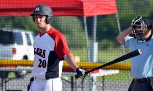 Dalton Scarborough can do it at the plate too. (Photo by Dan Hickling @DanHickling)