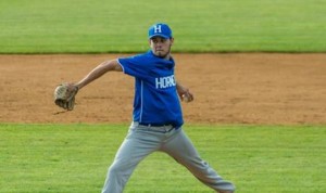 Chris Jansen hurled a two-hitter in the night cap. (Photo courtesy of Hornell Dodgers)