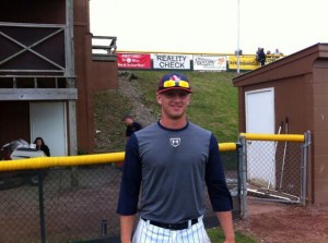 Ben Haefner had two hits in four trips to the plate for the Nitros. 