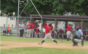 John Cruz bats against the Silversmiths