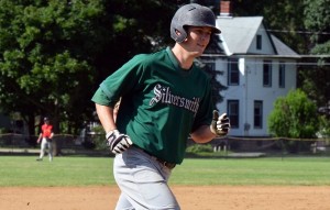 Kevin Brice led the NYCBL hitting .400. (Photo by Dan Hickling @DanHickling) 
