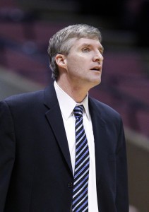 John Dunne and his staff welcome two freshmen. (Photo by Jim O'Connor-USA TODAY Sports)