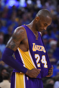 There's no hiding it. Kobe and the Lakers are bad. (Photo by Kyle Terada-USA TODAY Sports)