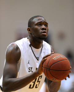 Youssou Ndoye averages a double-double for St. Bonaventure. (Photo by Rich Barnes-USA TODAY Sports)