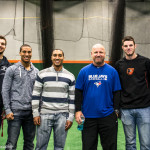 Bostick and the other pros on staff at Diamond Pro. (Photo by Sue Kane @skane 51)