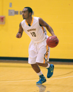 Coleman scored a career-high 26 in the win. (Photo courtesy of Monroe Community College Athletics)