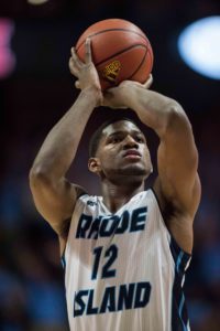 Martin finished one rebound shy of a triple-double in URI's victory over La Salle.  (Photo by Gregory J. Fisher-USA TODAY Sports)