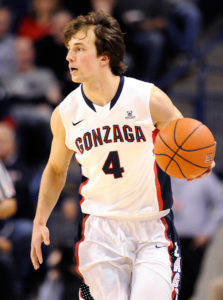 Pangos is averaging 4.7 assists per game to just 1.3 turnovers per game, a WCC high ratio of 3.8. (Photo by  James Snook-USA TODAY Sports)