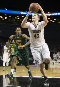 Sengfelder scored a career high 27 in Fordham's opening round win. (Photo courtesy of Atlantic 10 / Mitchell Leff)