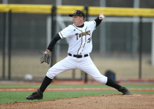 Blaine Farrell earned Most Valuable Pitcher honors with a complete-game victory. (Photo courtesy of Monroe CC Athletics)