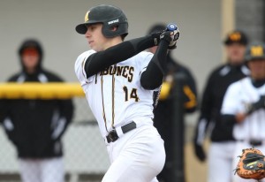 Jimmy Latona is third in the nation with an OBP of .560. (Photo courtesy of Monroe CC Athletics).