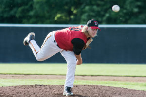 Brandon Humbertson allowed one run on five hits over six innings for the win in game two. (Photo by SUE KANE @skane51)