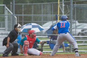 Corey Andrade delivered a three-run double in the second. (Photo by SUE KANE @skane51)