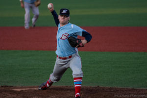 Cam Jack scattered three hits over seven shutout innings. (Photo by SUE KANE @skane51)