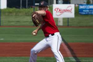Josh Rolls struck out seven and walked one over nine innings. (Photo by SUE KANE @skane51)