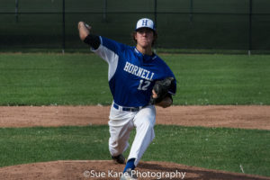 Conner Grey allowed one run on seven hits while striking out 12. (Photo by SUE KANE @skane51)