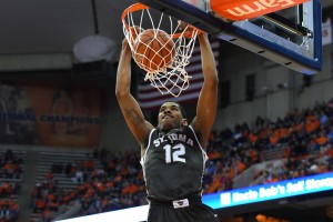 Denzel Gregg has averaged 18 points per game over Bona's last five. (Photo: Rich Barnes-USA TODAY Sports)