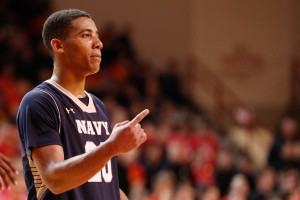 Shawn Anderson led Navy with 16 points.  (Photo: Amber Searls-USA TODAY Sports)