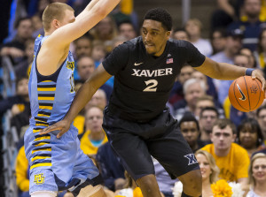 Farr (2) grabbed a career-high 19 boards in Xavier's win over Marquette earlier this month. Two games later, he netted a career-high 24 points to go with 15 boards for his fourth double-double of the season. (Photo: Jeff Hanisch-USA TODAY Sports)