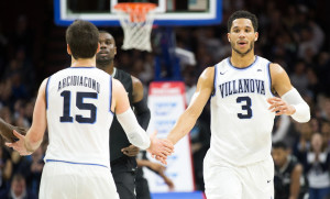  Josh Hart (3) and Ryan Arcidiacono (15) combined to score nearly 28 points a game. (Photo: Bill Streicher-USA TODAY Sports