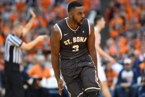 The second-leading scorer in the Atlantic 10 at 19.6 points per game last season, Marcus Posley had 19 games of 17 or more points including five 30-point games for the Bonnies. Perhaps his most memorable moment came last March when Posley made national headlines with a 47-point outburst in a March win over Saint Joseph's.  (Photo: Rich Barnes-USA TODAY Sports)