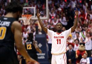 Scochie Smith's 4.3 assists a game  leads Dayton. His assist rate (per KenPom) of 27.1 doubles that of any teammate. (Photo: Aaron Doster-USA TODAY Sports)