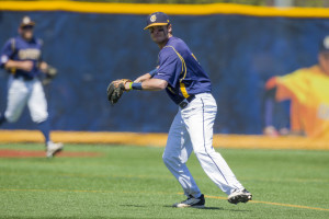 Anthony Massicci collected three hits and two RBI on the day. (Photo courtesy of www.tomwolf.smugmug.com/Canisius Athletics).