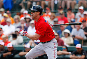 David Murphy was recently in spring training with the Boston Red Sox, hitting .265 (9-for-34) with three doubles and three RBI in 15 games before being released on March 28. Murphy split the 2015 season between Cleveland and Los Angeles-AL, combining to hit .283 (102-for-361) with 18 doubles, 10 home runs and 50 RBI in 132 games.(Photo: Kim Klement-USA TODAY Sports)
