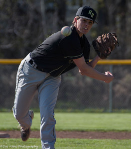 Hunter Barber went the distance on the mound for the win and delivered the game-tying RBI in the seventh. (Photo: SUE KANE)