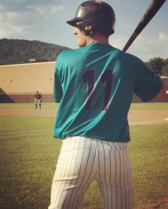 Brian Wasilewski connected on a grand slam in Wellsville's 18-6 win. (Photo: KATIE FAULKNER)