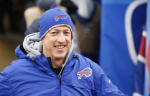 Former Bills quarterback and NFL Hall of Famer Jim Kelly will be at Frontier Field on Thursday, August 18. (Photo: Kevin Hoffman-USA TODAY Sports)