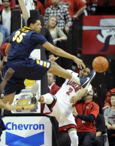 The 6-foot-10, 240-pound Heath (35) ranked third on the Canisius roster with his 10.5 points per game in 2013-14 and his 5.5 boards per contest ranked second on the team and 16th in the MAAC. (Photo: Josh H. Holmberg-USA TODAY Sports)