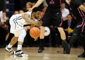 Malcolm McMillan (1) played the 2015-16 season for Canisius, where he averaged a team-high 14.7 points per game to go with 4.1 assists and 3.1 rebounds per contest. (Photo: Evan Habeeb-USA TODAY Sports)