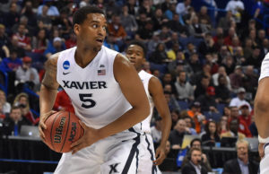 Trevon Bluiett (5) led Xavier in scoring at 15.1 ppg. (ninth in BIG EAST) and 3-point field goals made (fourth in BIG EAST at 2.3 mpg.) as a sophomore, while ranking third on the team in rebounding at 6.1 rpg. (Photo: Jasen Vinlove-USA TODAY Sports0