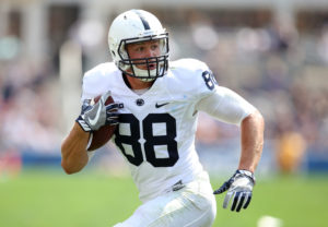 Mike Gesicki (88) has career highs of 23 catches, 277 yards and two touchdowns this season.  (Photo: Charles LeClaire-USA TODAY Sports)