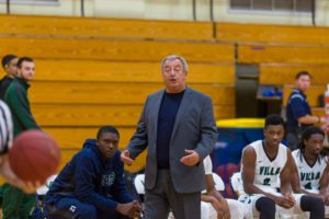 Silveri has posted an overall college coaching record of 591-409 while at Erie Community College, Buffalo State College, Daemen College and a previous stint at Villa. (Courtesy of Villa Maria Athletics)