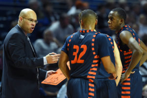 Bucknell Bison head coach Nathan Davis announced the signing of two student-athletes for the 2017-18 season. (Photo: Rich Barnes-USA TODAY Sports)