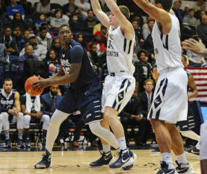 Quadir Welton (35) was one of six Saint Peter's players in double figures. (Photo: Brad Mills-USA TODAY Sports)