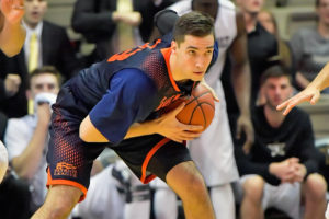 Zach Thomas stuffed the boxscore with 16 points, eight rebounds, seven assists, four blocked shots and three steals, helping Bucknell to an 81-65 victory over Mount St. Mary’s on Monday night at Sojka Pavilion. (Photo: Jim Brown-USA TODAY Sports)