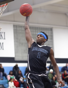 With a catalogue of highlight-reel dunks it is easy to overlook fundamental footwork that separates Nahziah Carter from the rest. (Photo: Ron Kalasinkas)