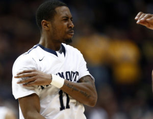  Je’lon Hornbeak put together another career-best game in helping Monmouth beat Ivy-favorite Princeton, netting a career-high 25 points, a career-mark 10 rebounds and tying a career-best in threes for the second game in a row with six.  (Photo: Mark L. Baer-USA TODAY Sports)