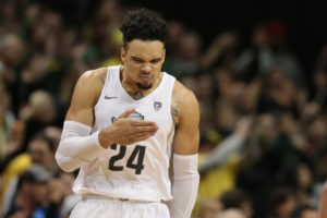 Dillon Brooks (24) led Oregon with 24 points including the game winner as time expired. (Photo: Scott Olmos-USA TODAY Sports)
