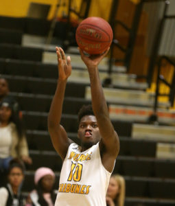 Malik Colvin-Seldon scored 21 points on 8 of 12 shooting. (Photo courtesy of Monroe CC Athletics)