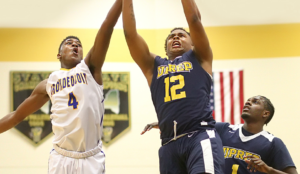 Gerald Drumgoole (4) and Irondequoit (8-0) will take on Fairport (7-0) Wednesday in a battle of state-ranked teams. (Photo: RON KALASINKAS)
