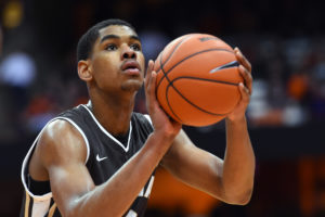 Per KenPom, Gregg's block percentage of 9.7 in conference play puts him at top of the A-10 list. His overall rating of 7.4 is 77th in the country.  (Photo: Rich Barnes-USA TODAY Sports)