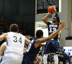 Antwon Portley (13) scored a game and season-high 19 points, shooting 6-8 from the field, 3-3 from three-point range, and 4-4 from the charity stripe. (Photo: Brad Mills-USA TODAY Sports)